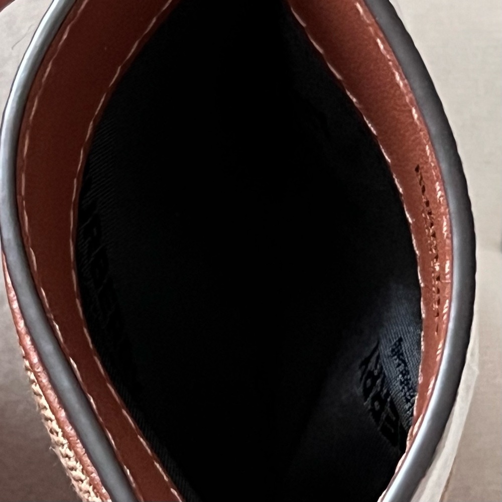 Burberry Check Card Case in Tan - Picture 8 of 9